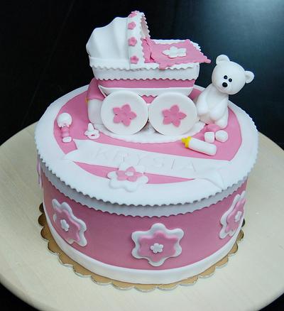 Baby shower cake - Cake by Agnieszka