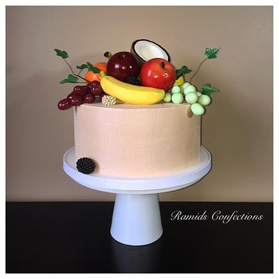 Fondant Fruit Cake - Cake by Ramids