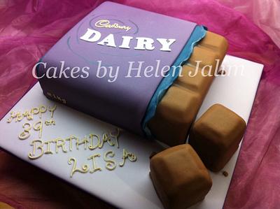 Chocolate bar cake - Cake by helen Jane Cake Design 
