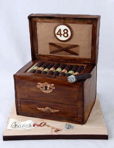 Cigars are not good for  you! But these are! - Cake by Artym 