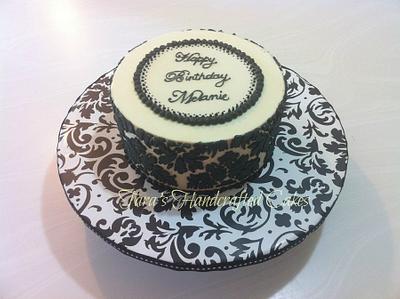 Damask - Cake by Taras Handcrafted Cakes