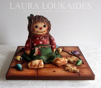 Holly the Christmas Ragdoll - Cake by Laura Loukaides