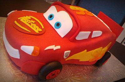 Lightning McQueen - Cake by The Cakery 