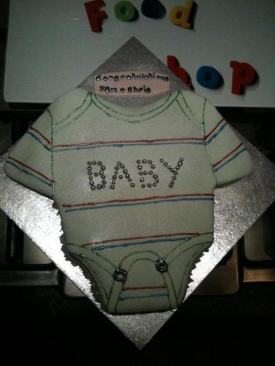baby vest  - Cake by annaliese