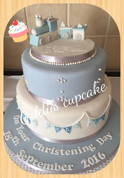 Christening cake  - Cake by Goldie's Celebration Cakes