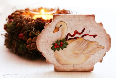 Christmas Swan - Cake by Dolce Sentire