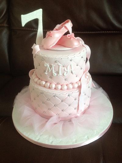 Quilted ballet cake - Cake by Suzanne