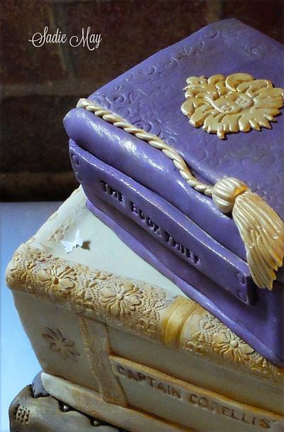 Vintage Books Wedding Cake  - Cake by Sharon, Sadie May Cakes 