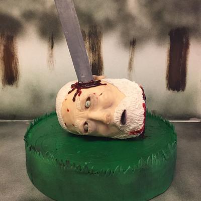 Hershel Greene from the walking dead - Cake by cakinqueen