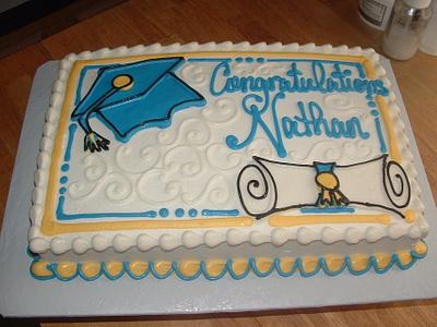 Nathan's Graduation - Cake by Jennifer C.
