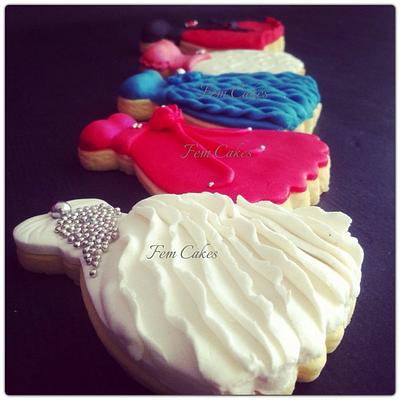 Dress Cookies  - Cake by Fem Cakes