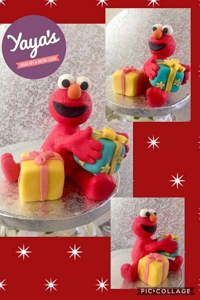 Elmo cake topper  - Cake by Yaya's Sugar Art