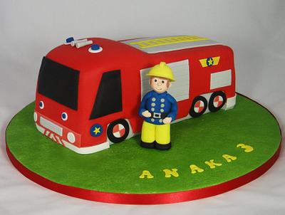 Fireman Sam - Cake by Ceri Badham