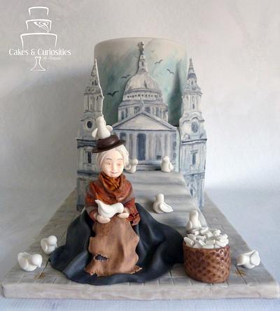 The Bird Lady -CPC Mary Poppins Collaboration  - Cake by Symone Rostron Cakes & Curiosities