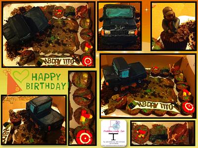 JEEP COMANDER & HUNTING - Cake by Pastelesymás Isa