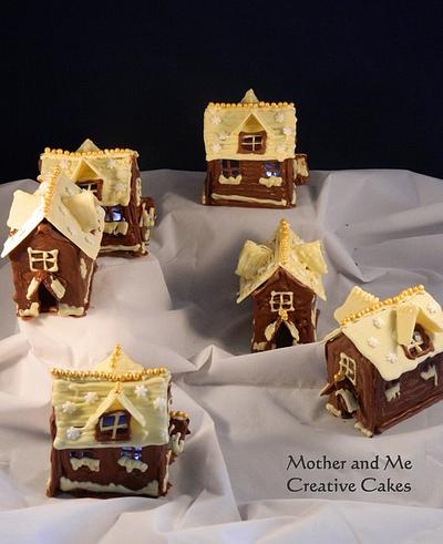 Chocolate Houses - Cake by Mother and Me Creative Cakes