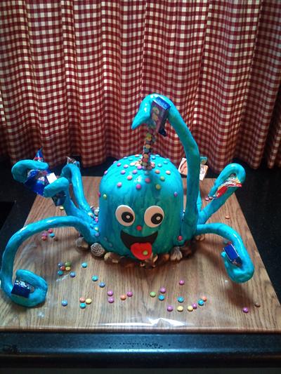 3D Octopus - Cake by Tante Fondante