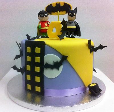 Batman & Robin Cake - Cake by Bella's Bakery