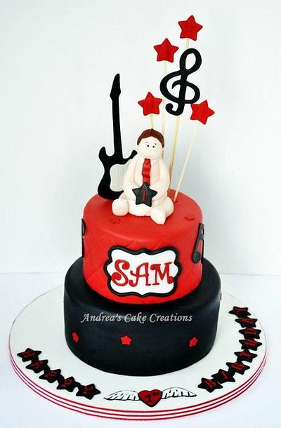 Rocking First! - Cake by Andrea'sCakeCreations