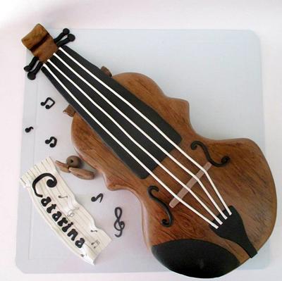 At the sound of the violin - Cake by Os Doces da Susana