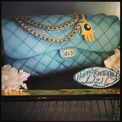 Blue Chanel bag  - Cake by Crys 