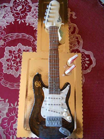 cake guitar roling's - Cake by Littlesweety cake