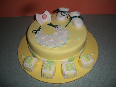 Baby Shower Cake - Cake by Sarah