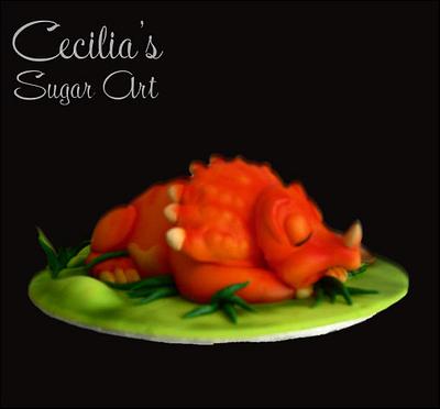 Triceratops Cake Topper - Cake by Cecilia