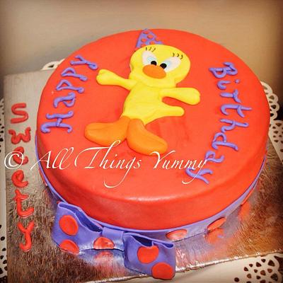 Tweety Cake - Cake by All Things Yummy