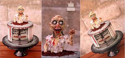Walking dead zombie - Cake by Sylwia