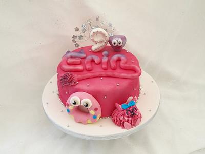 Pink Moshi Monsters - Cake by Cakes By Heather Jane
