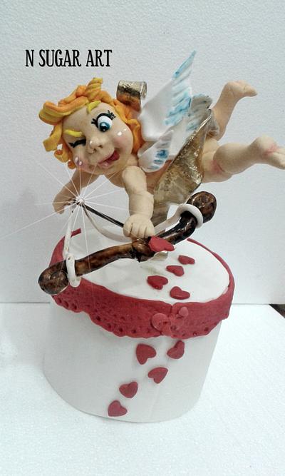 CUPID -Happy Valentine's Day!!! - Cake by N SUGAR ART