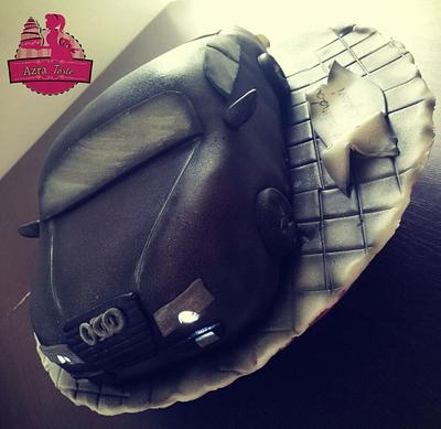 Audi 3D with lights  - Cake by AzraTorte