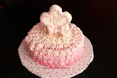 pink birthday cake - Cake by Ginestra