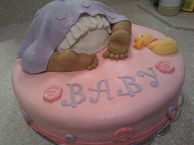 Baby butt Cake - Cake by BeachHouseBakery1