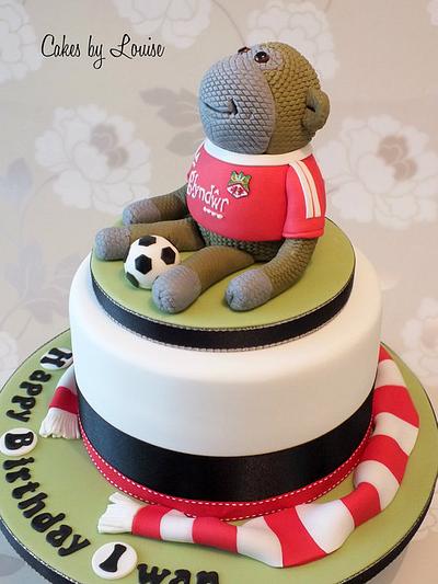 Football themed PG Tips 'Monkey' - Cake by Louise Jackson Cake Design