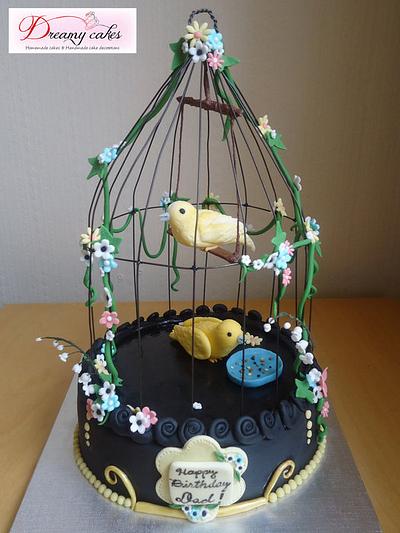Birdcage cake - Cake by Ellie Douglas