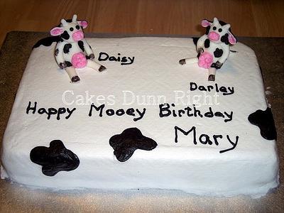 Mooo Birthday - Cake by Wendy