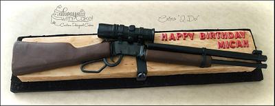 Henry Lever Rifle - Cake by AlwaysWithCake