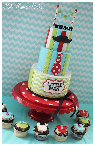 Little Man!  - Cake by Hot Mama's Cakes