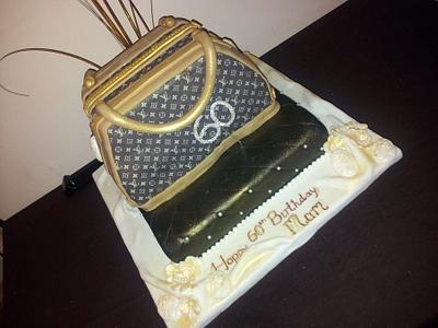 Louis Vitton Bag - Cake by Chantal Hellens