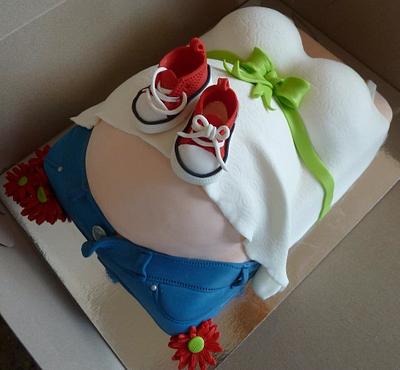 Converse belly cake - Cake by Marie-France