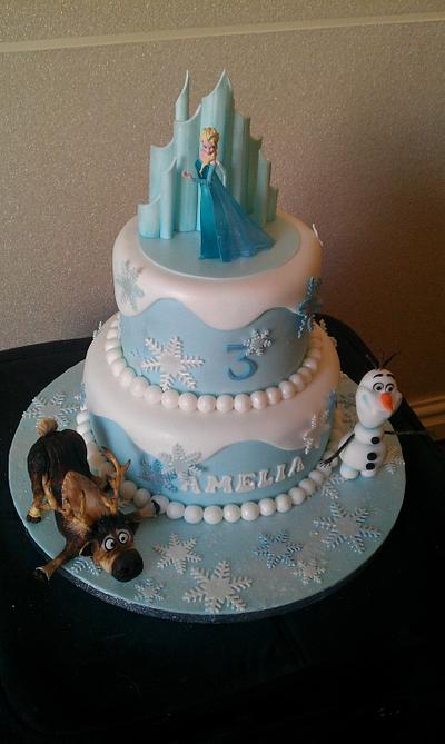 Frozen Cake - Cake by Tinalou77