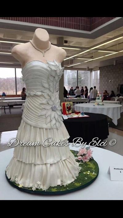Wedding Dress - Cake by elci