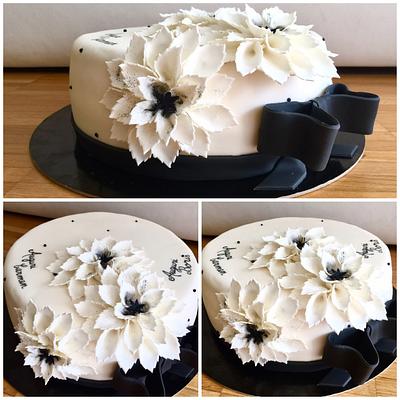 Birthday black&white - Cake by Dolce Follia-cake design (Suzy)