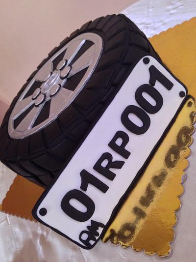 Lexus tire wheel cake - Cake by My Party.am
