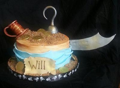 Pirate Cake - Cake by Carrie-Anne Dallas