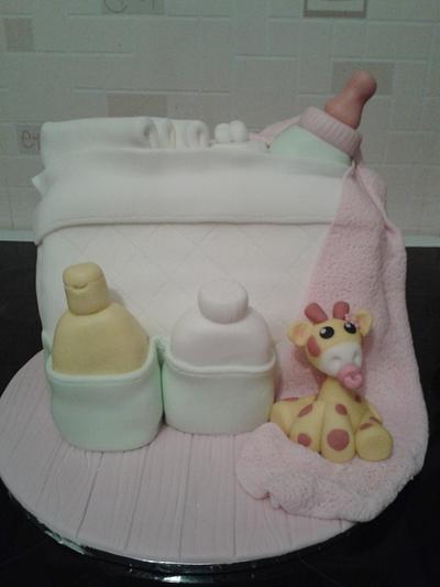 baby shower - Cake by Little Cakes Of Art