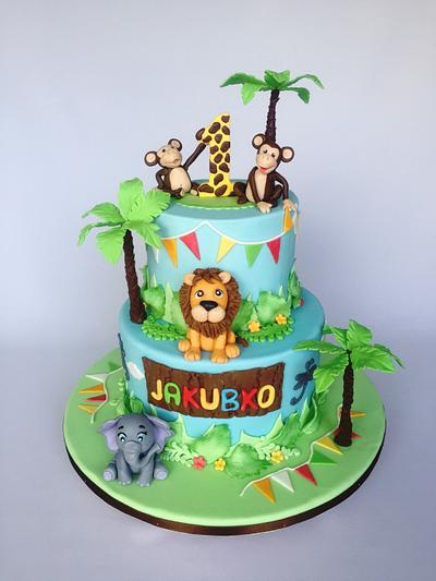 Jungle birthday cake - Cake by Layla A