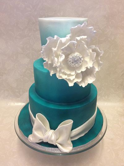 Teal - Cake by clairessweets